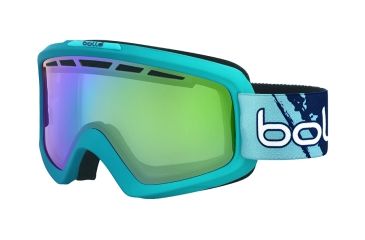 Image of Bolle Nova II Goggles, Matte Blue Gradient Frame, Green Emerald Lens, 21466