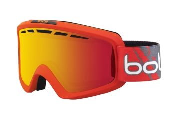 Image of Bolle Nova II Goggles, Matte Red Gradient Frame, Fire Orange Lens, 21469