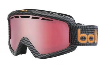 Image of Bolle Nova II Ski/Snowboard Goggles,Matte Carbon Frame,Vermillon Gun Lens 21079