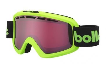 Image of Bolle Nova II Ski/Snowboard Goggles,Matte Green Retro Frame,Vermillon Gun Lens 21343