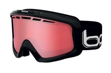 Image of Bolle Nova II Ski/Snowboard Goggles,Shiny Black Frame,Polarized Vermillon Lens 21333