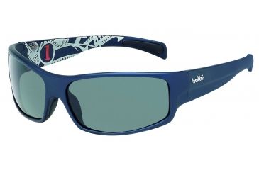 Image of Bolle Piranha Jr. Single Vision Prescription Sunglasses - Matte Blue Frame 11714RX