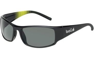 Image of Bolle Prince Single Vision Prescription Sunglasses - Shiny Black/Multicolor Frame 11715RX