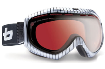 Image of Bolle Quasar Goggles Silver Pinstripe Frame, Vermillon Gun Lens 20535