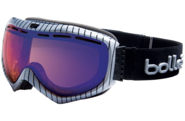 Image of Bolle Quasar Goggles Silver Pinstripe Frame, Aurora Lens 20537