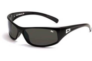 Image of Bolle Rattler Sport Sunglasses, Shiny Black Frame w/ TNS Lenses - 10816