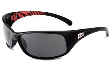 Image of Bolle Recoil Progressive Prescription Sunglasses - Shiny Black/Red Frame 11699PRG