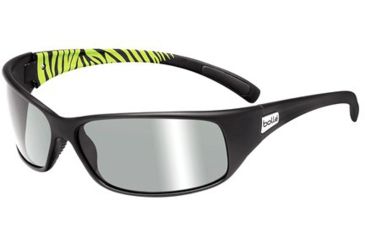 Image of Bolle Recoil Progressive Prescription Sunglasses - Shiny Gun/Green Frame 11700PRG