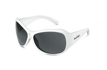 Image of Bolle Sarah Single Vision Prescription Sunglasses, Shiny White Frame-11124SV