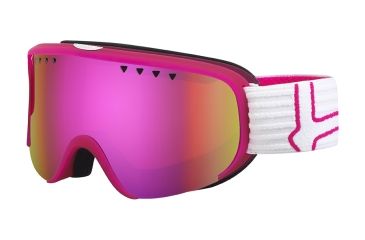 Image of Bolle Scarlett Goggles, Matte Pink and White Frame, Rose Gold Lens, 21477