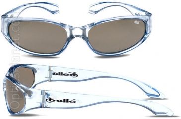 Image of Bolle Orvet Sunglasses Crystal Sky Blue/TNS Gun