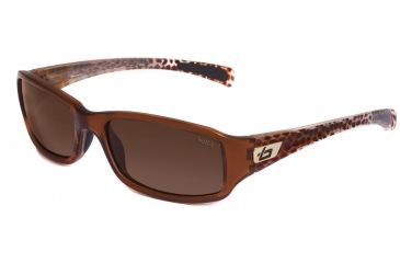 Image of Bolle Sunglasses, Reno Light Crystal Brown Leopard Frame TLB Dark Gradient Lens 11540