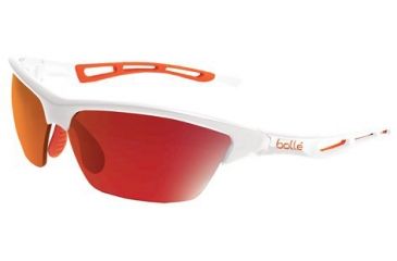 Image of Bolle Tempest Single Vision Prescription Sunglasses - Shiny White Frame 11722RX