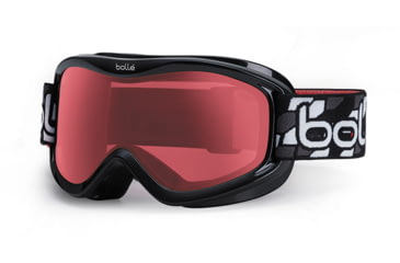 Image of Bolle Volt Kids Ski Goggles - Black Geo Frame and Vermillon Lens 21007