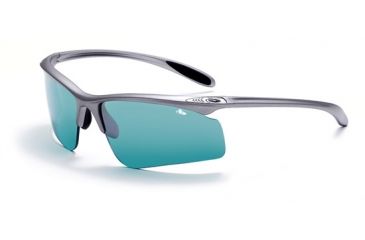 Image of Bolle Warrant Interchangeable Lens Sunglasses, Plating Titanium Frame, Competivision Gun + Polarized TNS Lens 10751