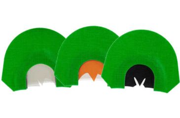 Image of Bone Collector Lucky Lady 3-Pack Turkey Mouth/Diaphragm Call Combo, Green, BC140009