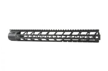Image of Bootleg Inc MLok Handguard, 9.2 in, 6061 Aluminum, AR 15 w/KMR Mounting Hardware, Black, BP-HG9-M1