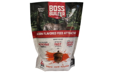 Image of Boss Buck Builder - Feed Attractant - 5 lbs - Acorn Flavored - Protein based formula is nutrient dense and contains optimal levels of fats, BB-BLDR-ACRN-5LB