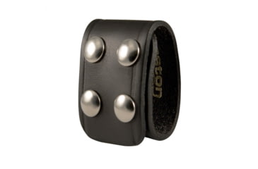 Image of Boston Leather 1 3/4 Double Wide Belt Keeper, Black - 5496-1-BLK