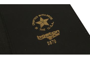 Image of Boston Leather 9 X 4 Citation Book W/ Clip - 5879-1