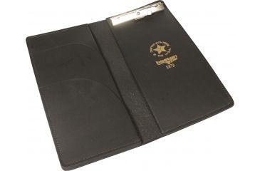 Image of Boston Leather 9 X 4 Citation Book W/ Clip - 5879-1