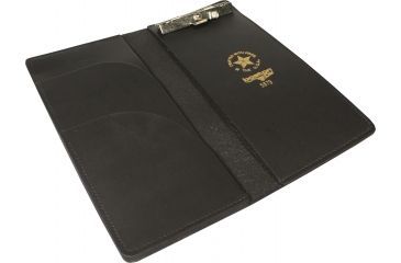 Image of Boston Leather 9 X 4 Citation Book W/ Clip - 5879-1