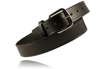 Image of Boston Leather 1.5 in American Value Line Garrison Off-Duty Belt, Brown/Gold, 52 in, 6606-1-52-GLD