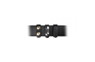 Image of Boston Leather Belt Key-per,bw-black Snap - 5456K-3-BL