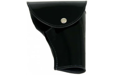 Image of Boston Leather Clarino Leather Flap Holster, Glock 19/21/22/23, Sig Sauer P226, Gold Snap, 5030-2-GLD