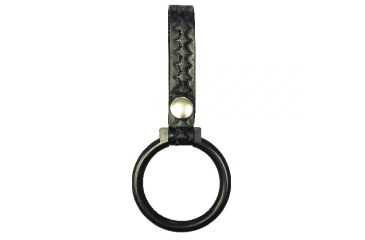 Image of Boston Leather D Cell Lite Ring 2in Black Snap - 5545-3-BLK