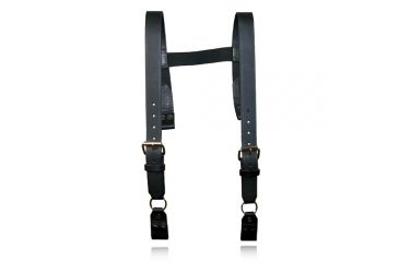 Image of Boston Leather H- Back Leather Suspenders Loo - 9179-1
