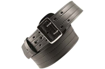 Image of Boston Leather Sam Browne 2.25in Belt, Fully Lined Plain, Gold Buckle, Size 56, 6501-1-56-GLD