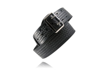 Image of Boston Leather Sam Browne Duty Belt, Fully Lined, 2 1/4 Wide, Black - 6501-3-28-GLD