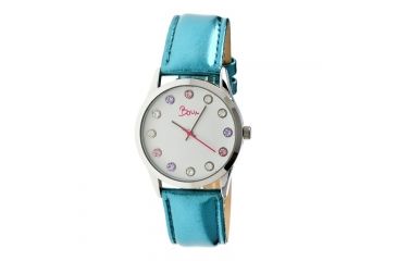 Image of Boum Bm2104 Savant Ladies Watch, White, Cerulean Leather BOUBM2104