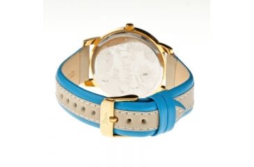 Image of Boum Bm2205 Contraire Ladies Watch, Silver, Cerulean Leather BOUBM2205