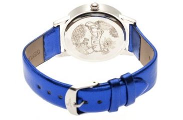 Image of Boum BM3301 Ombre Ladies Watch 38mm, Blue Face, Blue Leather Band BOUBM3301