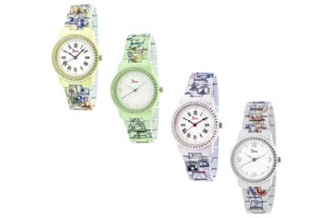 Image of Boum Bon Voyage Unique-Print Ceramic-Bracelet Watch