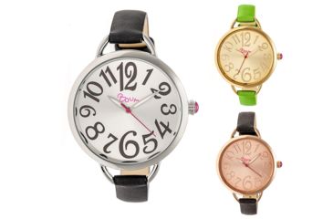 Image of Boum Cirque Sunray-Dial Leather-Band Watch