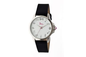 Image of Boum Soigne Strap Watch, Silver/Black, Standard BOUBM2901