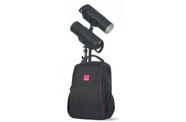 Image of Bowens XMT500 2-Head Kit with 2 Stands, 2 Batteries, Charger, and Backpack BO-BW-5430US