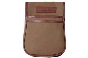 Image of Boyt Harness Estancia Series Leather Canvas Trap Skeet Pouch, Khaki 12002