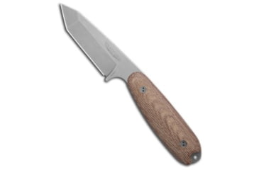 Image of Bradford Bradford Knives Guardian3.5T Fixed Blade 3D Natural Micarta 3.75" Stonewash, Brown, Elmax, adult, BHQ-217418