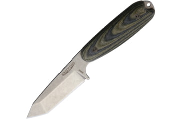 Image of Bradford Knives Guardian 3.5 Fixed Blade Camo Knife, 3.75 stonewash finish Bohler N690 stainless tanto, Camo canvas micarta handle, 3.5T-109-N690