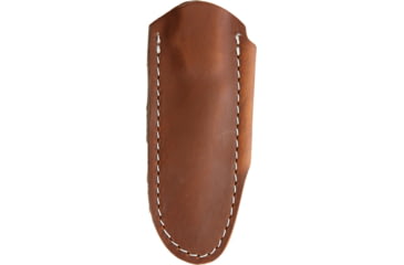 Image of Bradford Knives Guardian 3 OD, Green/Black Fixed Blade Knife, 6.75in Overall, 3.25in Stonewash Bohler N690 SS Drop Point, Textured G10 Handle, Brown Leather Belt Sheath, Black, 3FE-009-N690