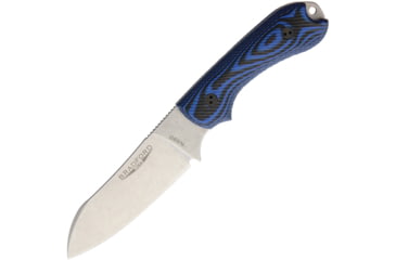 Image of Bradford Knives Guardian 3 Sheepsfoot 3D Folding Knife, 3 stonewash finish Bohler N690 stainless blade, Black and blue G10 handle, 3SF-113-N690