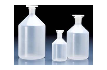 Image of BrandTech Reagent Bottles with Stoppers, Polypropylene, Narrow Mouth, BrandTech V100594