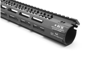 Image of Bravo Company MFG MCMR M-LOK Compatible Modular Rail, 15 inch, Steel Barrel Nut/Hardware/Sling Mount, Black, BCM-MCMR-15-556-BLK