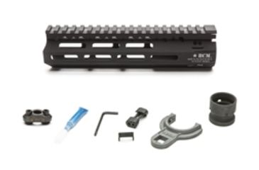 Image of Bravo Company MFG MCMR M-LOK Compatible Modular Rail, 8 inch, Steel Barrel Nut/Hardware/Sling Mount, Black, BCM-MCMR-8-556-BLK