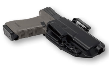 Image of Bravo Concealment IWB Torsion 3.0 Holster, Black, Right Hand, Polymer, Glock 17, 22, 31 Gen 3-5, Small, 858094007050