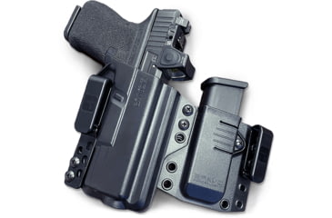Image of Bravo Concealment IWB Torsion 3.0 Holster, Glock 19, 23, 32, 19X, 19 MOS, 45, Gen 3-5, Right Hand, 1.50in Belt Clips, Black, Small, 850007014674